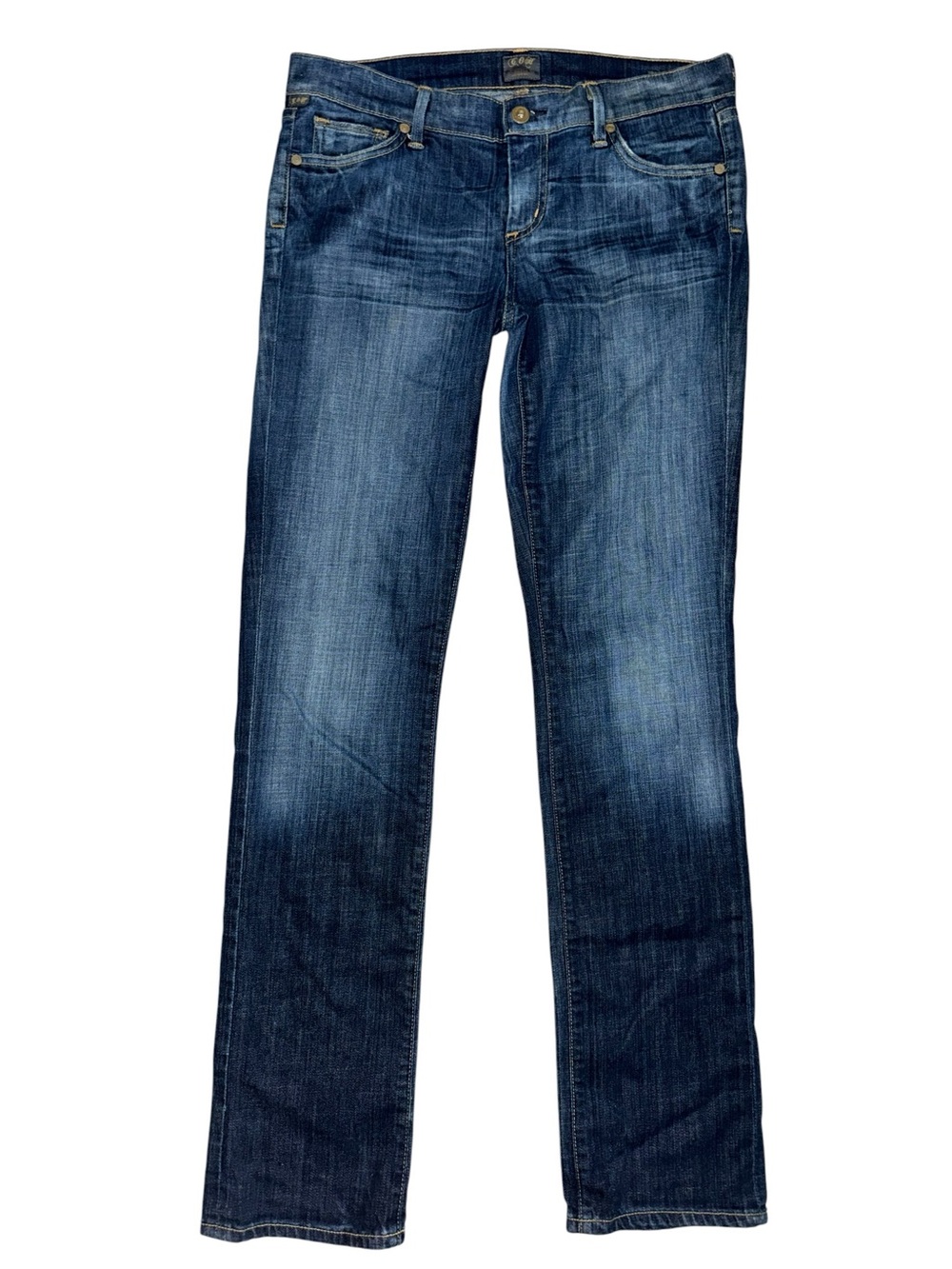 Citizens of Humanity Ingrid Low Rise Straight Leg Jeans Women’s 29 Dark Wash USA